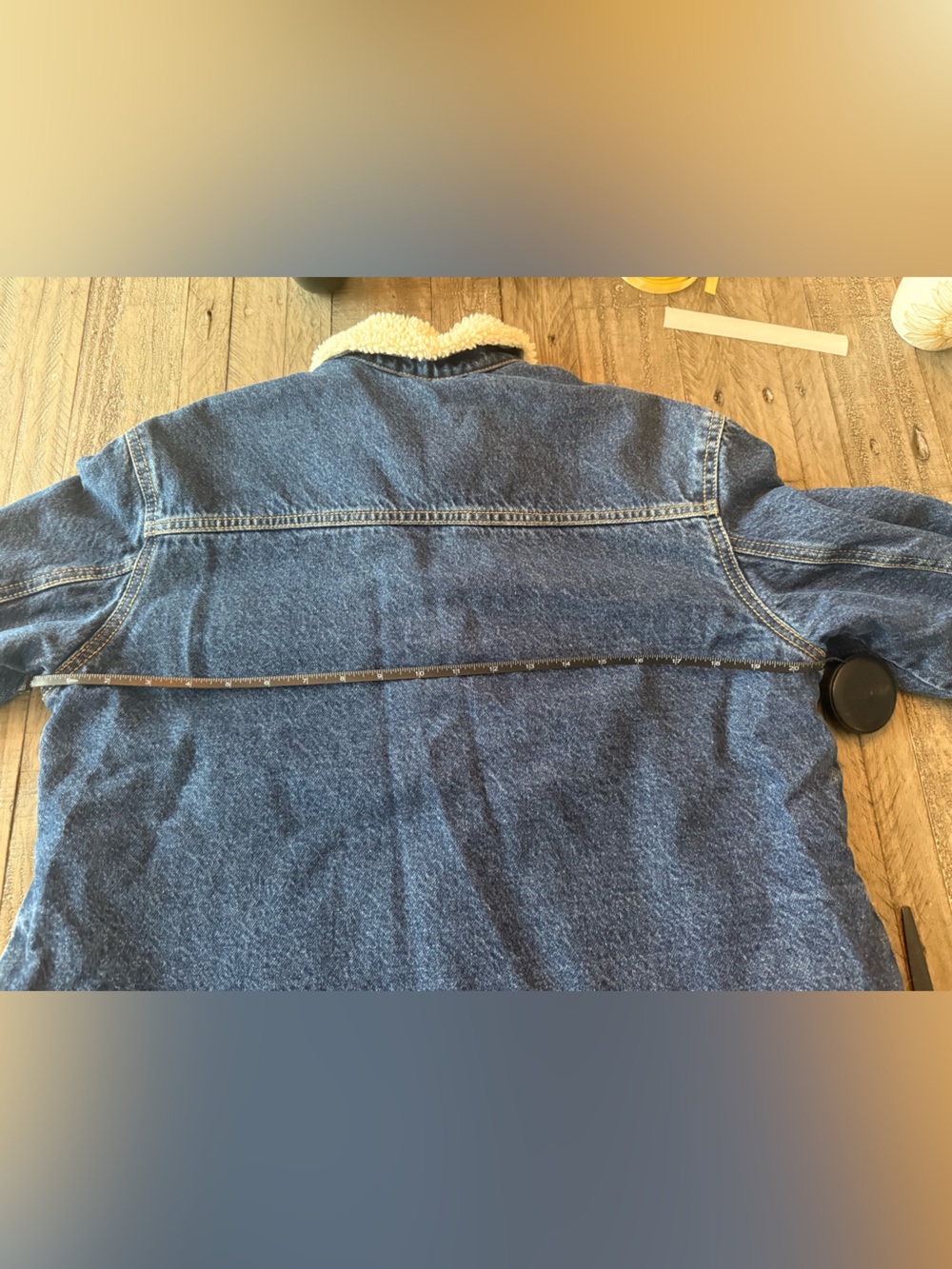 Old Navy Sherpa Lined Utility Jacket, size small - Picture 7 of 10